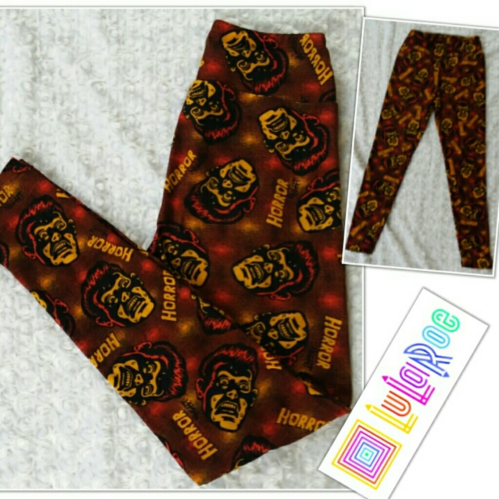 LulaRoe Horror Leggings One Size
